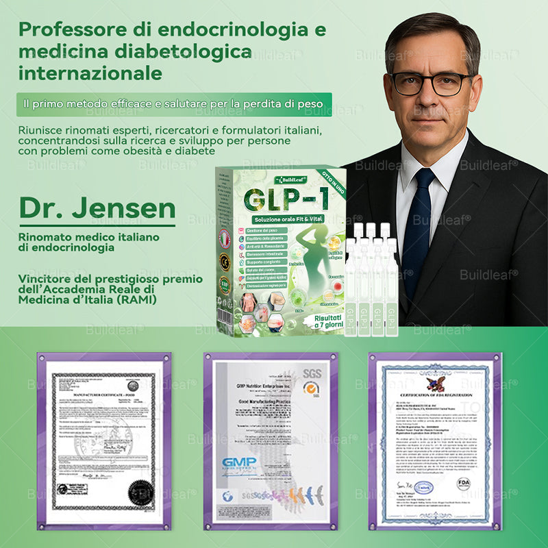 Negozio ufficiale | BuildLeaf® GLP-1 8-in-1 Fit & Vital Soluzione Orale (Solo una volta al giorno, cambiamenti visibili in 7 giorni) ✅ Per obesità, salute cardiovascolare, diabete, apnea notturna, salute intestinale, problemi articolari e altro 2