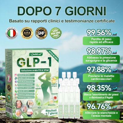 Negozio ufficiale | BuildLeaf® GLP-1 8-in-1 Fit & Vital Soluzione Orale (Solo una volta al giorno, cambiamenti visibili in 7 giorni) ✅ Per obesità, salute cardiovascolare, diabete, apnea notturna, salute intestinale, problemi articolari e altro 2